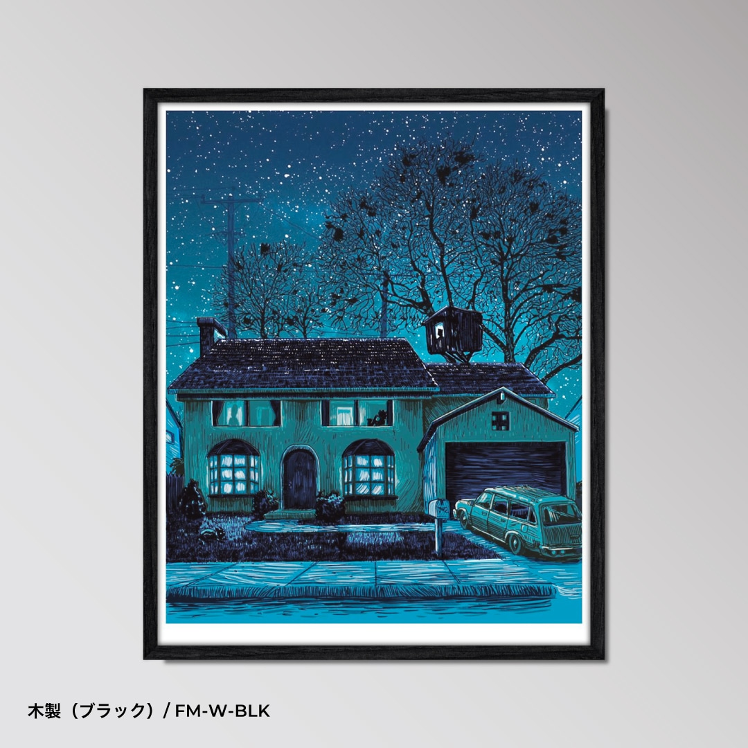 742 Evergreen Terrace (Glow) 【ザ・シンプソンズ】 ｜アートポスター