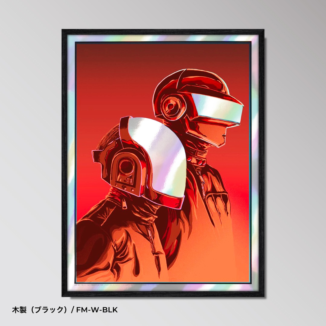Shiny Punk (RED) (Foil) 【ダフト・パンク】 ｜アートポスター専門店