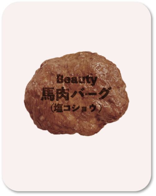 Beauty馬肉バーグ 塩コショウ味（5個入り）