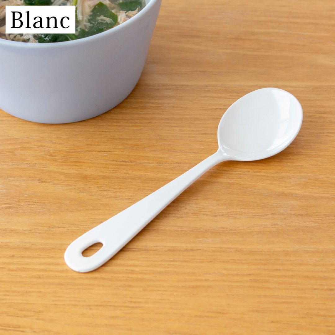 クリームスプーン 琺瑯 ホーロー カトラリー Blanc ブラン takakuwa