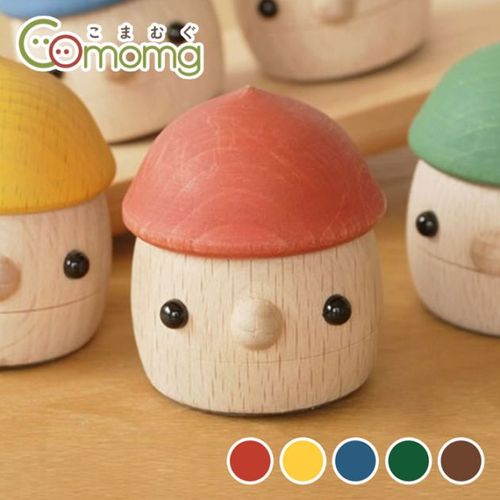 こまむぐ Tセット(どんぐりの坂 ・どんぐりころころ5個) 木のおもちゃ