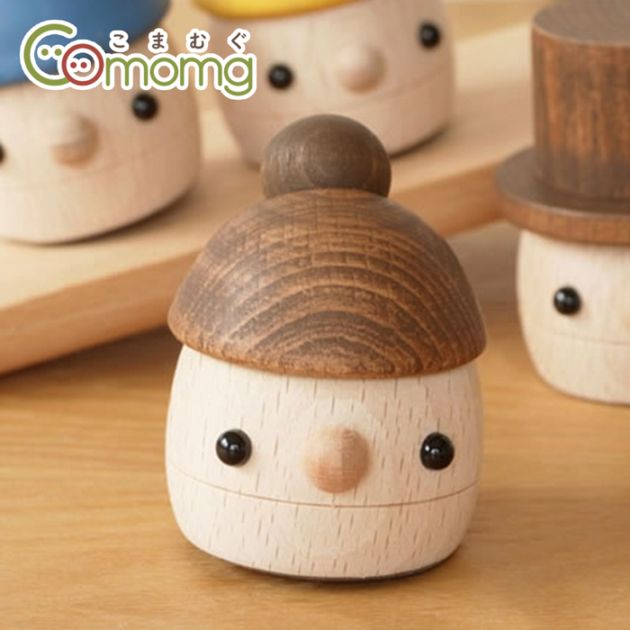 こまむぐ どんぐりまま 木のおもちゃ 木製 知育 玩具 日本製