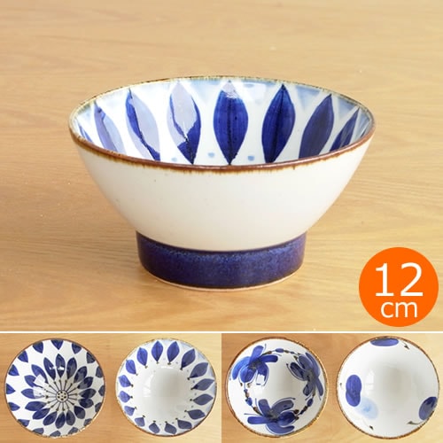 波佐見焼 翔芳窯 藍の器 変形大鉢 22cm 大皿 盛り皿 深皿 ボウル