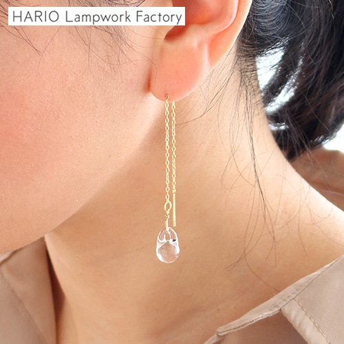 ハリオ ネックレス カラム ガラス製 HARIO Lampwork Factory 手作り