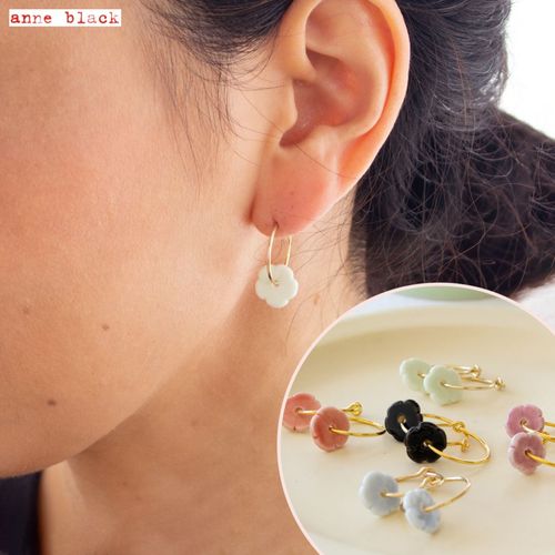 Anne Black ピアス レディース elements エレメンツ フープピアス 北欧