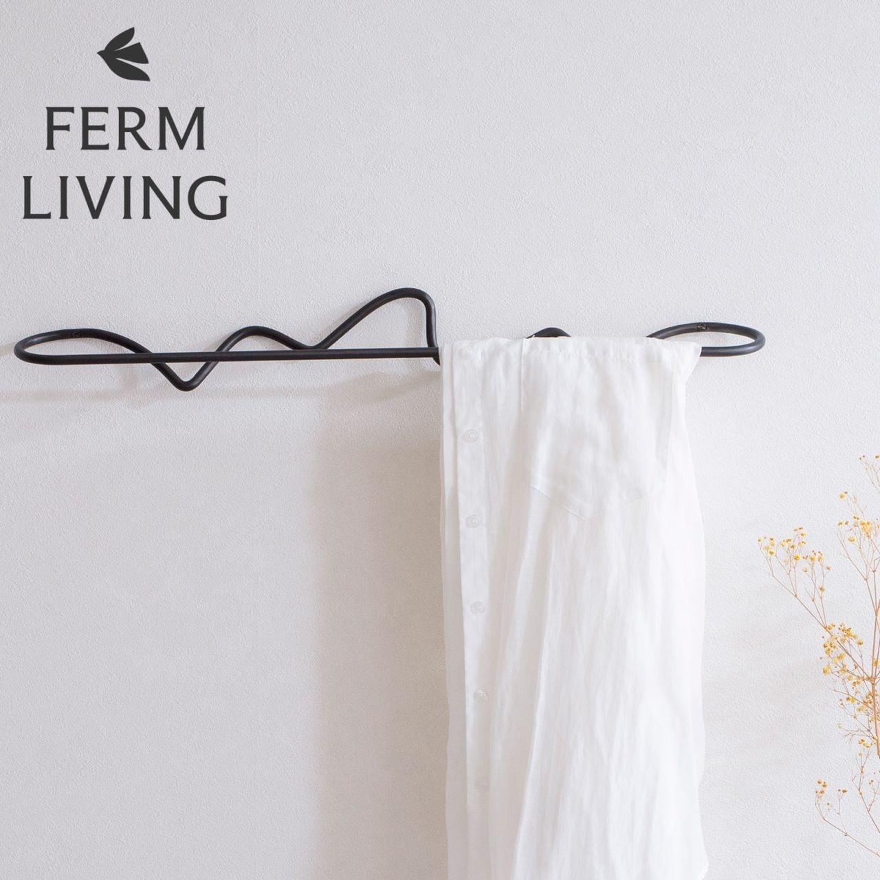 リビングファーム タオルかけ タオルハンガー Ferm Living Curvature Towel Hanger カーバチュア タオルハンガー