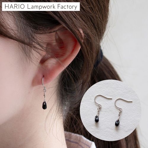 ハリオ ピアス リトルティアーズ Water Drops 雫 ガラス製 HARIO