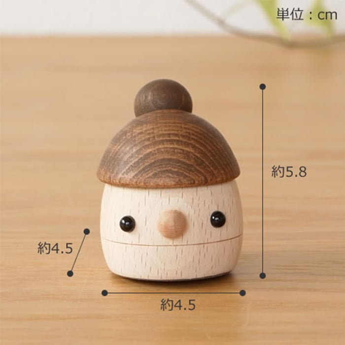 こまむぐ どんぐりまま 木のおもちゃ 木製 知育 玩具 日本製