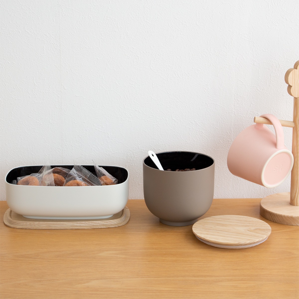 SEKISAKA セキサカ STORE Short Round 保存容器 収納ケース 蓋付き 丸
