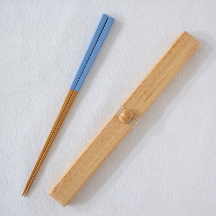 公長斎小菅 うるう箸ケースセット S 箸 箸箱 竹製 木製 お弁当箱用