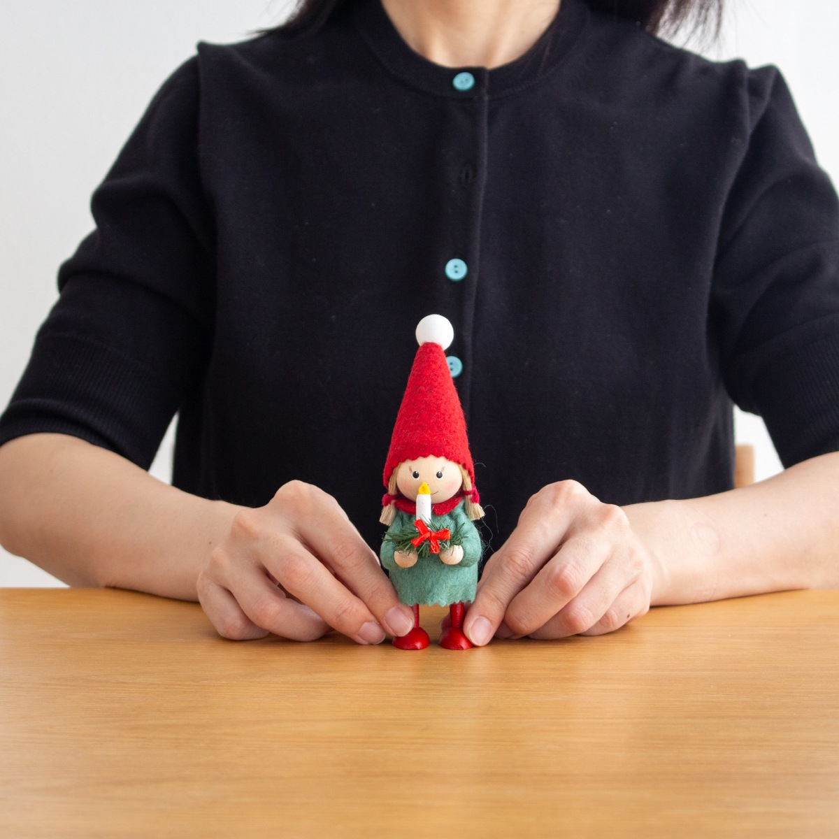 ノルディカニッセ キャンドルを持った女の子 Joy to the world NORDIKA 