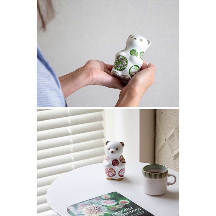 逸品！！　伊と忠謹製　手描き　クマさんのロミオとジュリエット　和装バッグ　５５０ いのくまさんのノートバッグ （馬と猫） – MIMOCA ONLINE SHOP