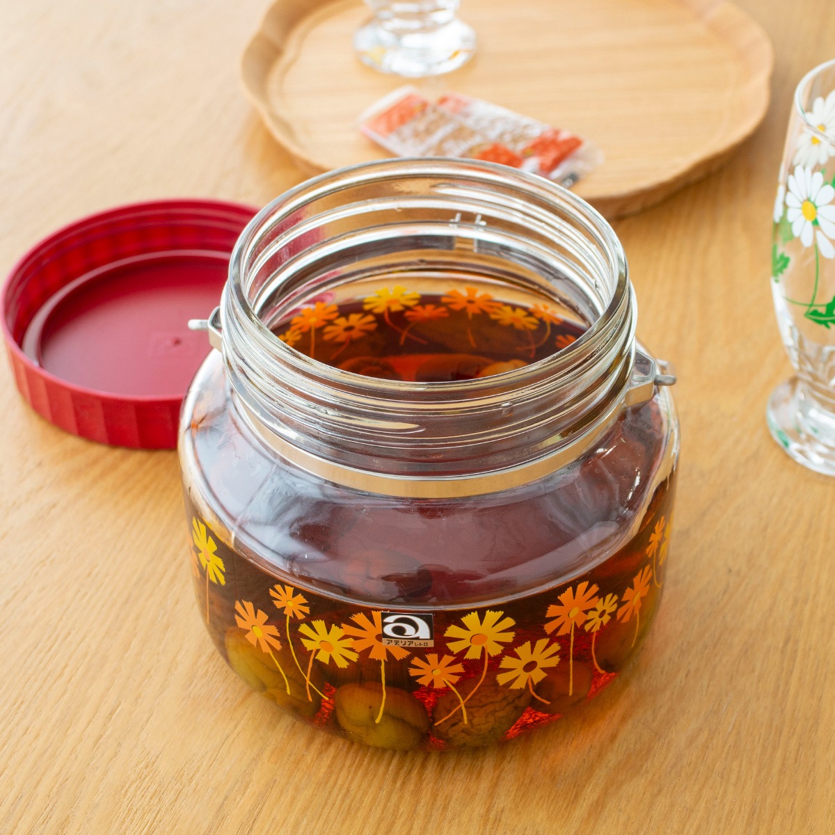 アデリアレトロ 貯蔵びん 1L 昭和レトロ 復刻 果実酒 保存瓶 保存容器