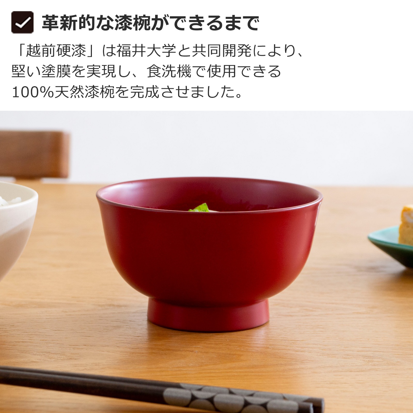 塗尃堂　四ツ椀　10個セット 漆琳堂 朝倉椀 4寸 ペアセット お椀 漆椀 食洗機対応 越前硬漆 大きめ