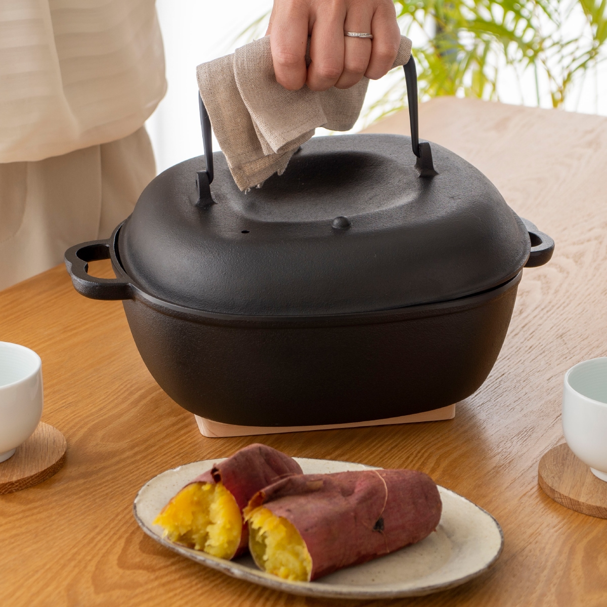 岩鋳 イワチュウ やきいも鍋 南部鉄器 焼き芋 鋳物 直火 ガス 日本製