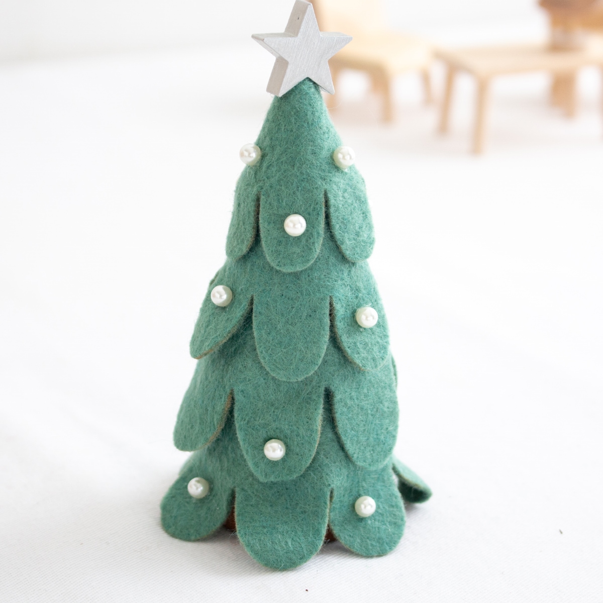 ノルディカニッセ スノー フェルトツリー 大 緑 クリスマスツリー