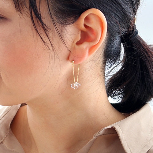 ハリオ ピアス リトルティアーズ Water Drops 雫 ガラス製 HARIO