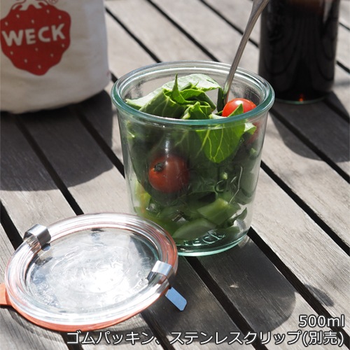 WECK キャニスター モールドシェイプ 500ml 6個セット MOLD SHAPE
