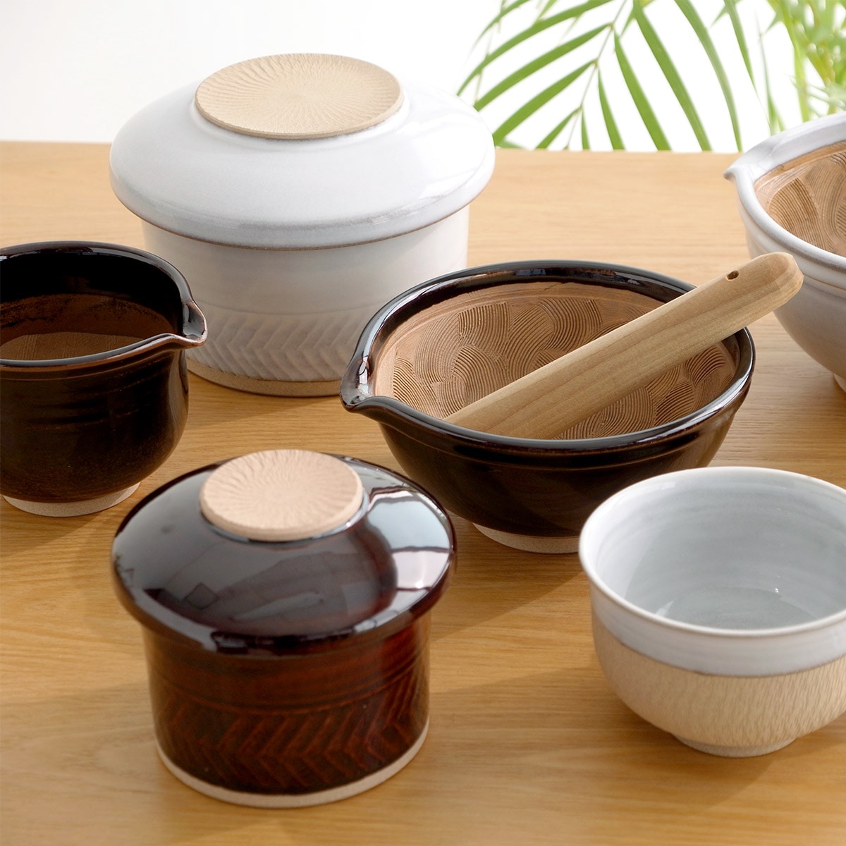 小石原焼 納豆鉢 納豆 小鉢 ドレッシング ソース 片口 陶器 圭秀窯