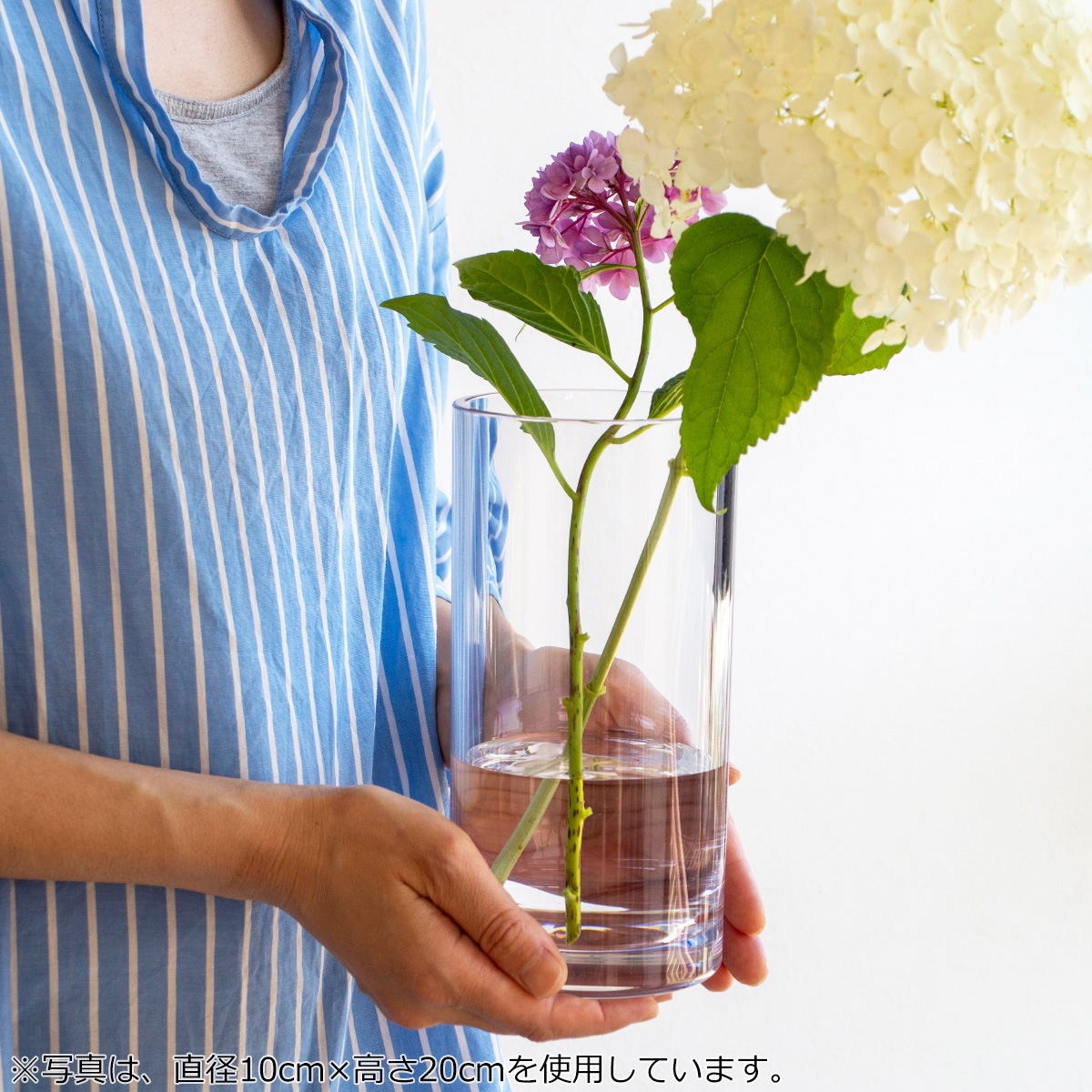 割れない花瓶 ポリカーボネート 花瓶 割れない サークル 円柱 フラワー