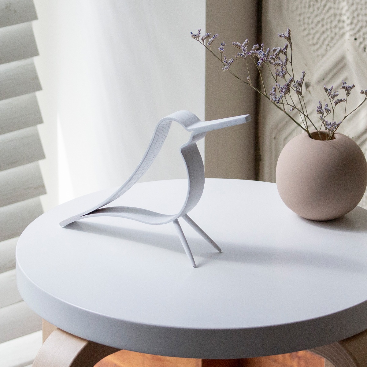 イギリス作家【シドニー・シュナイダー】ウッド＆ピューター デザインオブジェ COOEE Design クーイーデザイン バード Woody Bird S 鳥 オブジェ 木製