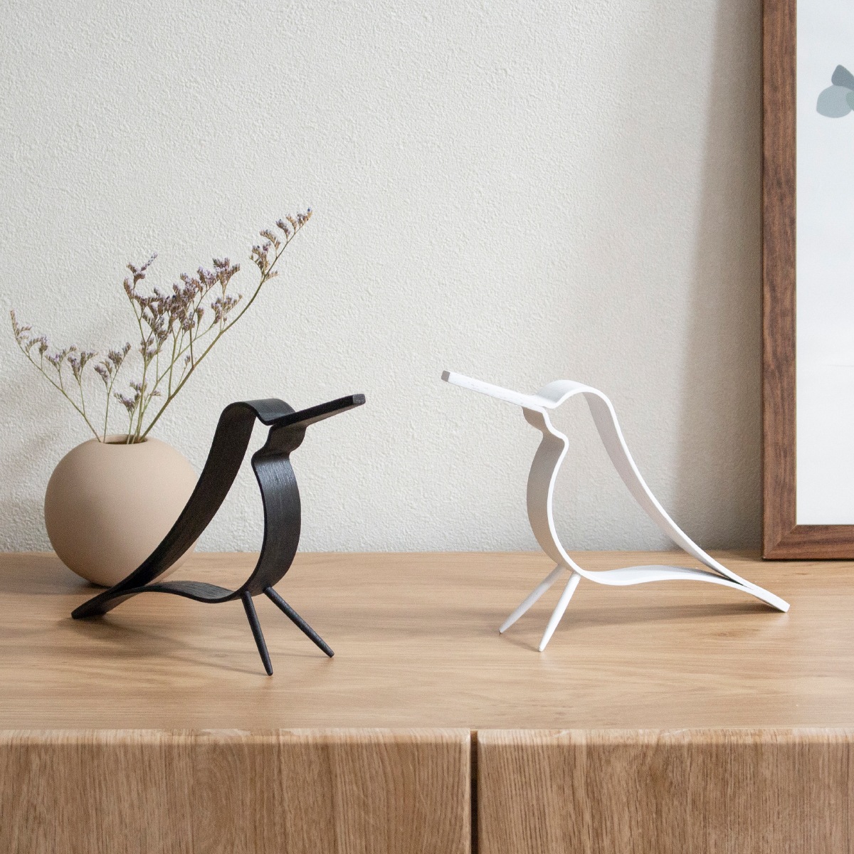 Cooee Design ウッディ バード オーク 木製 オブジェ COOEE Design クーイーデザイン バード Woody Bird S 鳥 オブジェ 木製 置物