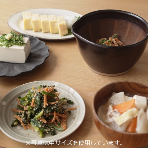 もとしげ すり鉢 大 18cm 中鉢 ボウル 日本製 石見焼 すりバチ ごます