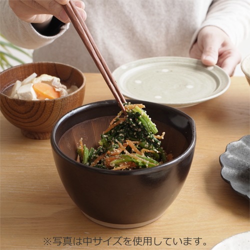 もとしげ すり鉢 大 18cm 中鉢 ボウル 日本製 石見焼 すりバチ ごます