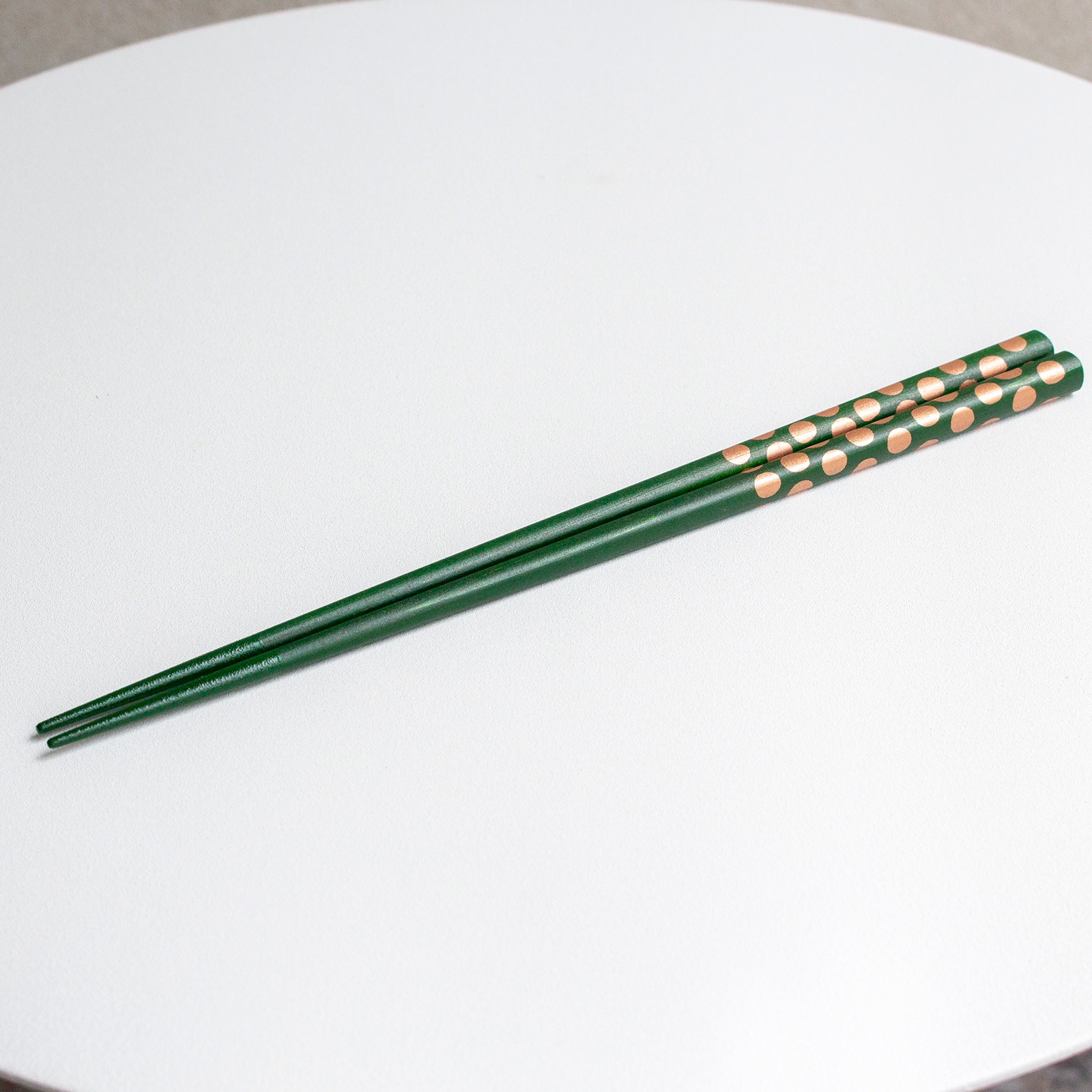 箸 おしゃれ 漆のお箸十八膳 水玉 23cm 1膳 天然木 能登ヒバ 日本製