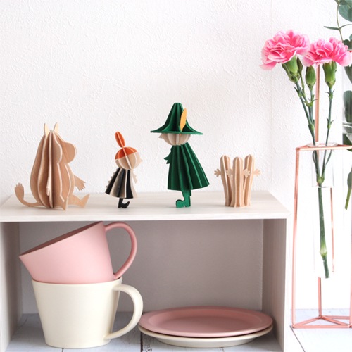 lovi ロヴィ ムーミン 9cm MOOMIN ポストカード オーナメント 白樺