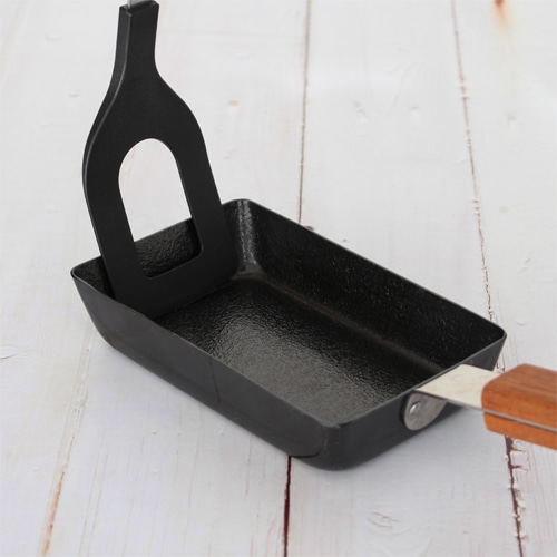 ambai 玉子焼 角小 鉄製 卵1個用 IH対応 玉子焼き器 卵焼き器 焦げ付き