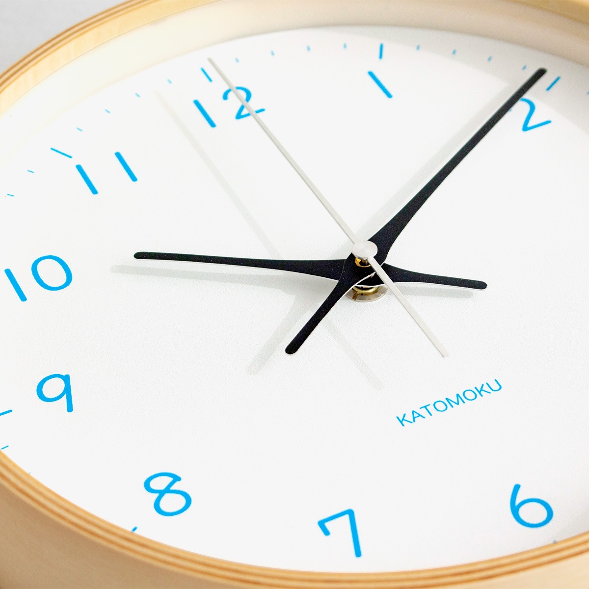 加藤木工 カトモク 掛け時計 KATOMOKU plywood wall clock 22
