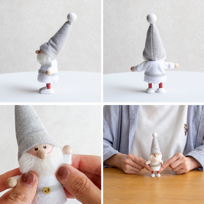 （参考）メルカリ便グレビアあじさい白木トナカイ付きクリスマスナチュラルスワッグ 2025新作】NORDIKA nisse ノルディカ ニッセ クリスマス 木製人形