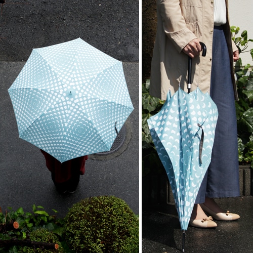 KURA 傘 雨傘 アンブレラ レディース フラワーパワー 長傘 親骨60cm