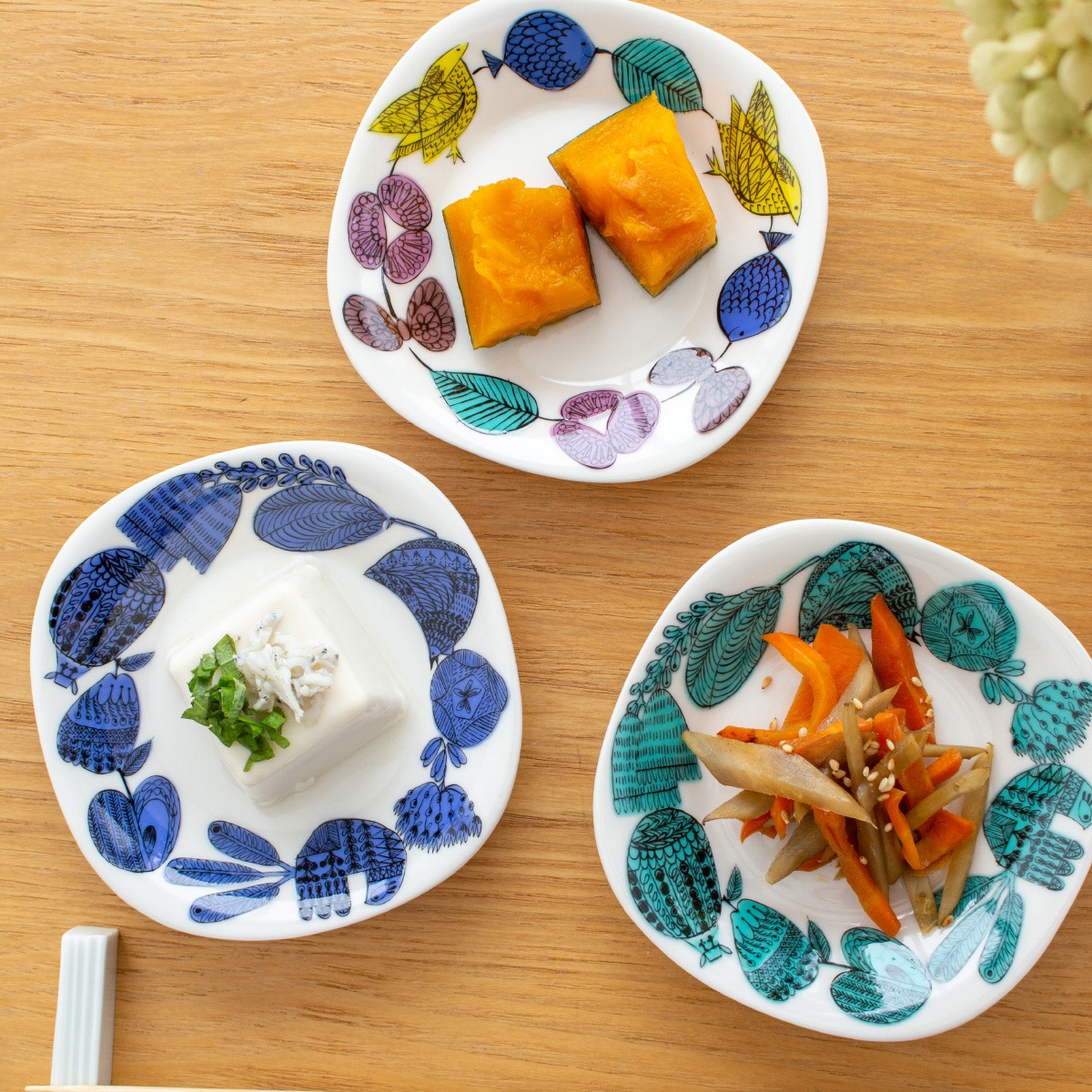 POTPURRI ポトペリー Cirkus Trio Plate S シルクス 小皿 3枚 セット