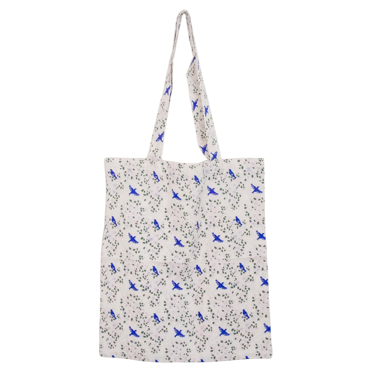 トートバッグ インド綿 ブロックプリント 35×39cm A4トートバッグ 縦型