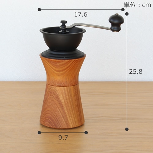 Mokuneji モクネジ 手動 コーヒーミル ケヤキ モクネジ × カリタ
