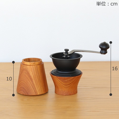 Mokuneji モクネジ 手動 コーヒーミル ケヤキ モクネジ × カリタ
