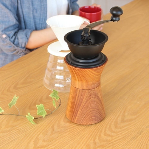 Mokuneji モクネジ 手動 コーヒーミル ケヤキ モクネジ × カリタ