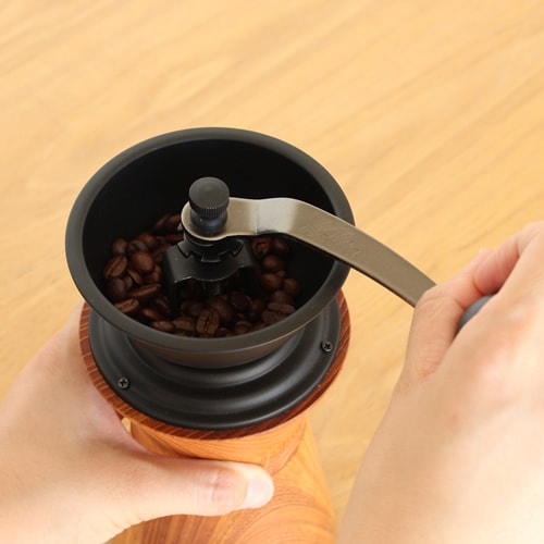 Mokuneji モクネジ 手動 コーヒーミル ケヤキ モクネジ × カリタ