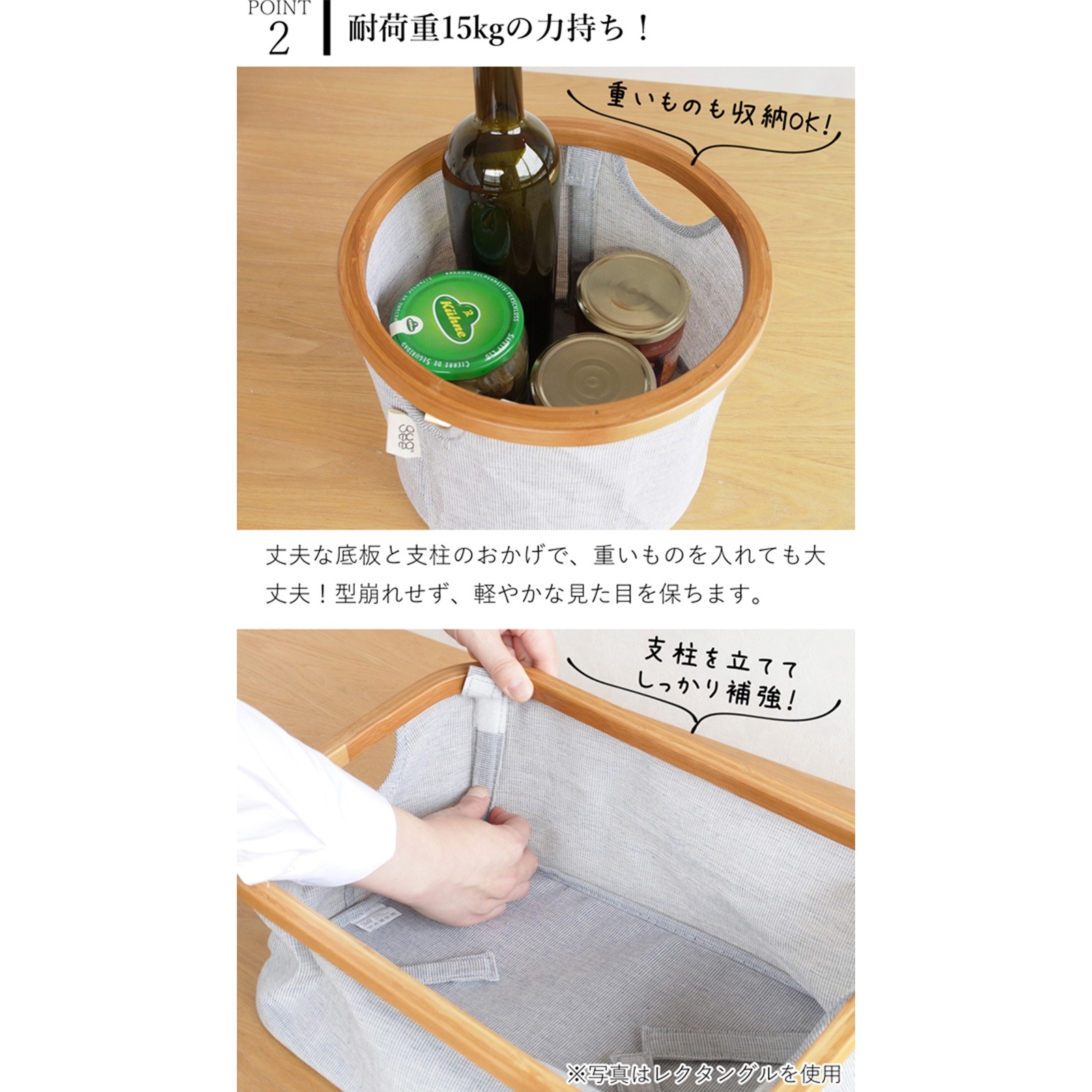 Gudee グディ 折りたたみ 収納バスケット ストレージボックス 収納カゴ