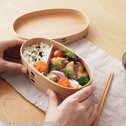 お弁当箱 曲げわっぱ いろは弁当箱 ろ 560ml 板蓋 りょうび庵 日本製