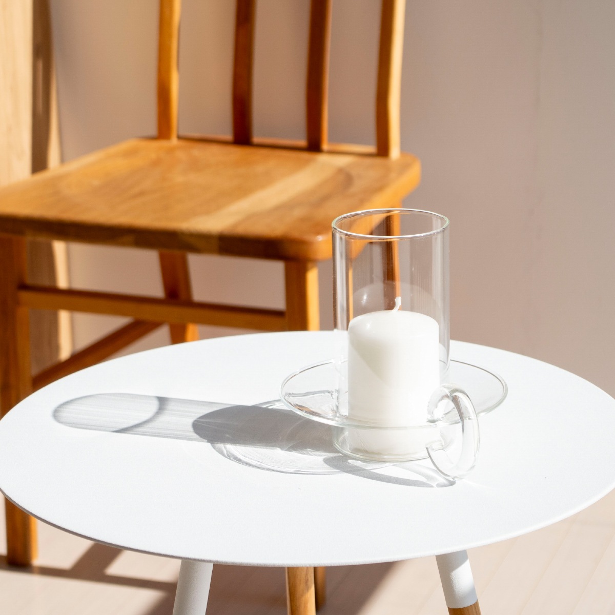 Ferm Living キャンドルホルダー ガラス 北欧 キャンドルスタンド