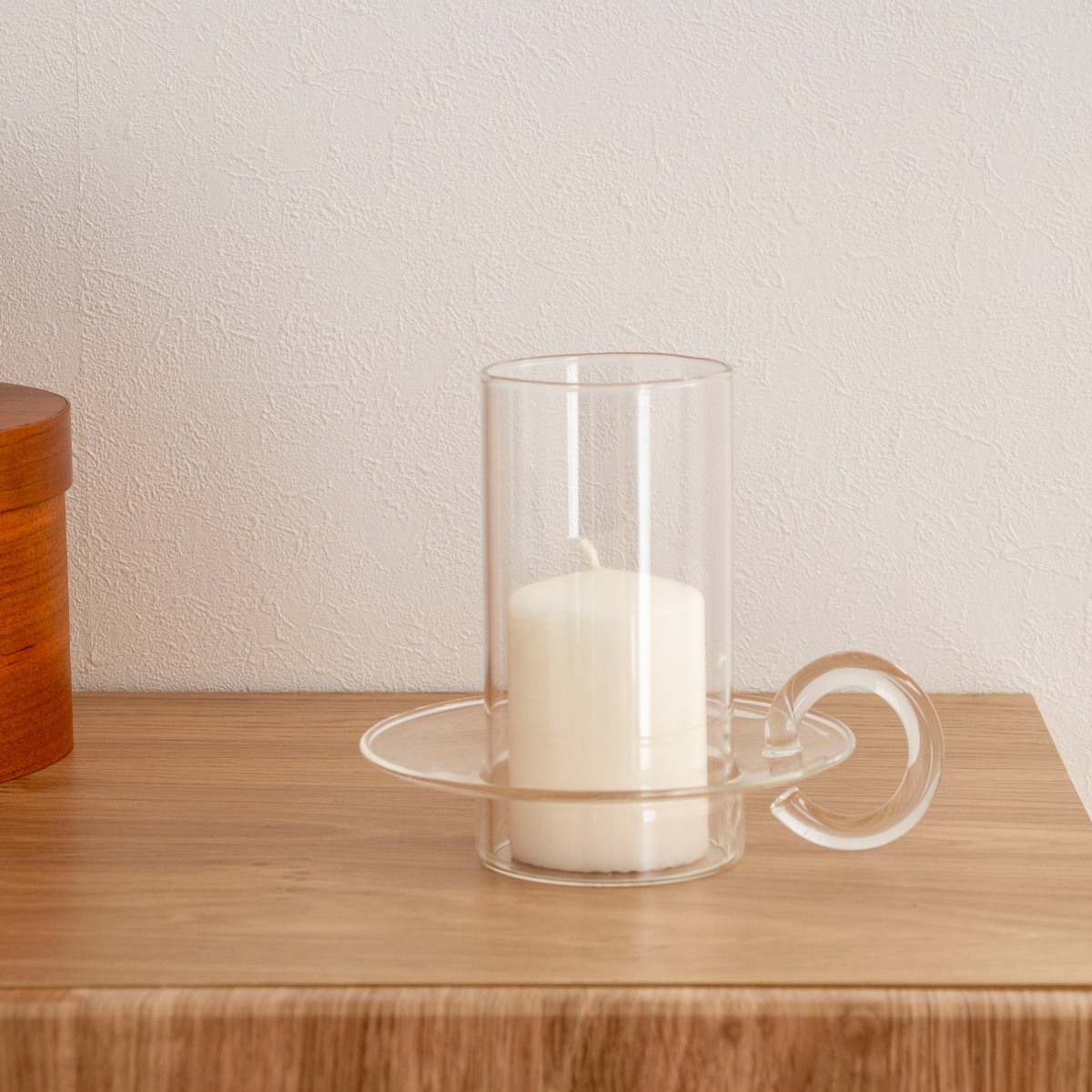 Ferm Living キャンドルホルダー ガラス 北欧 キャンドルスタンド