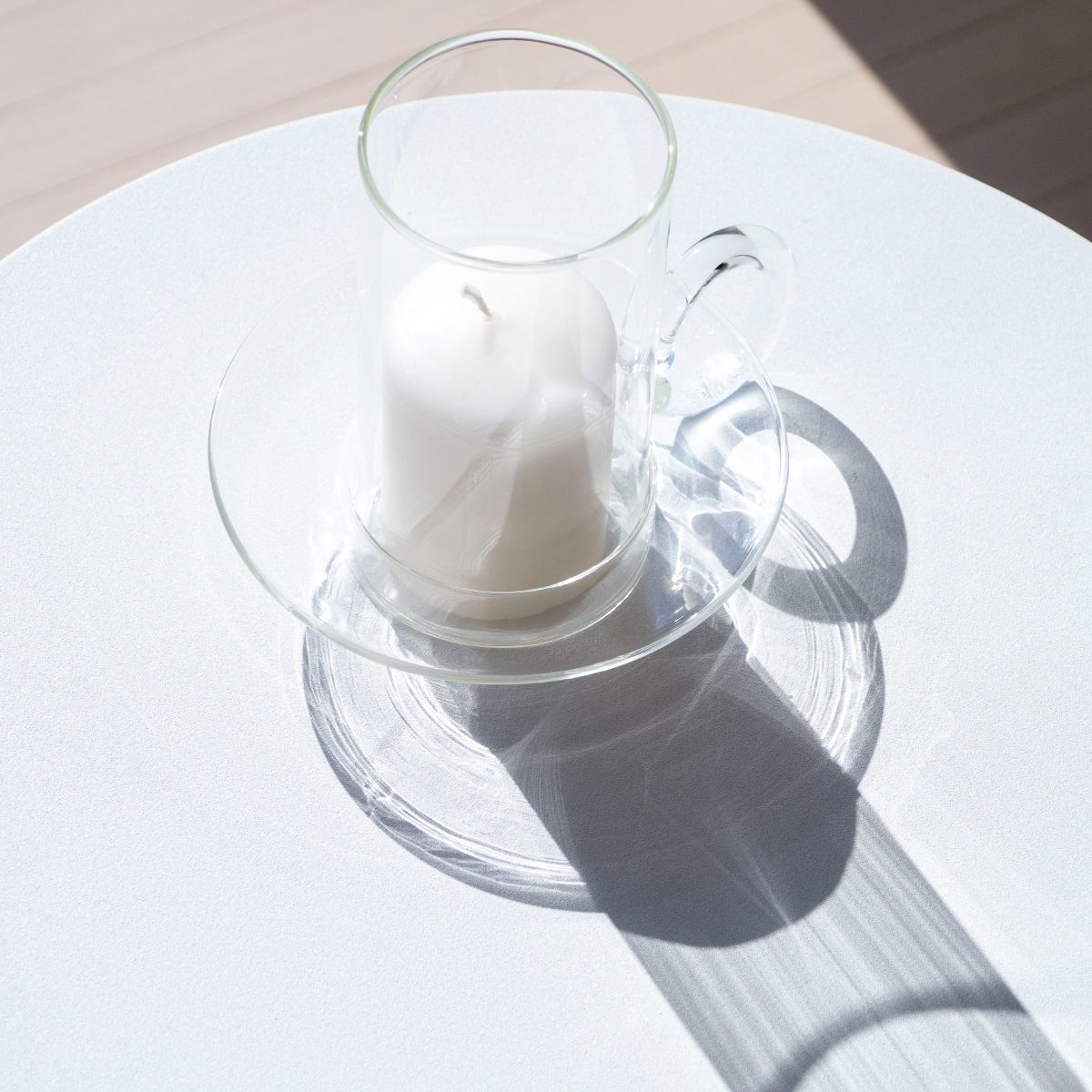 Ferm Living キャンドルホルダー ガラス 北欧 キャンドルスタンド