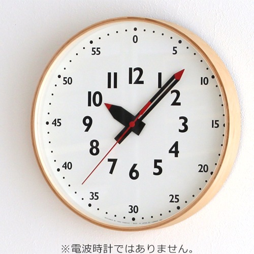 【極美品】レムノス　ふんぷんクロック　知育時計 木製シンプル壁掛け 知育時計 掛け時計 レムノス LEMNOS ふんぷんくろっく L fun pun clock
