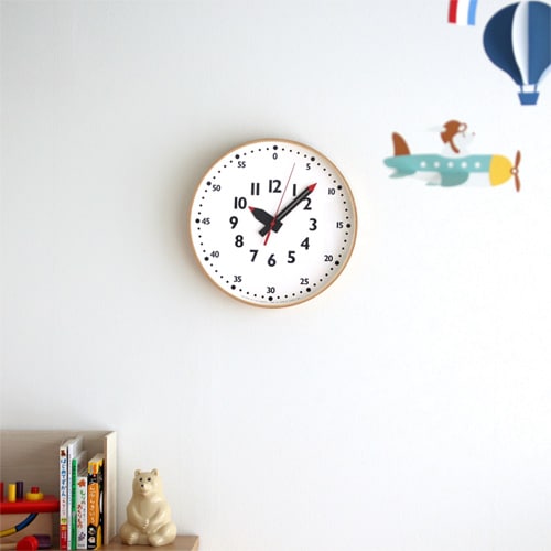 知育時計 掛け時計 レムノス LEMNOS ふんぷんくろっく L fun pun clock