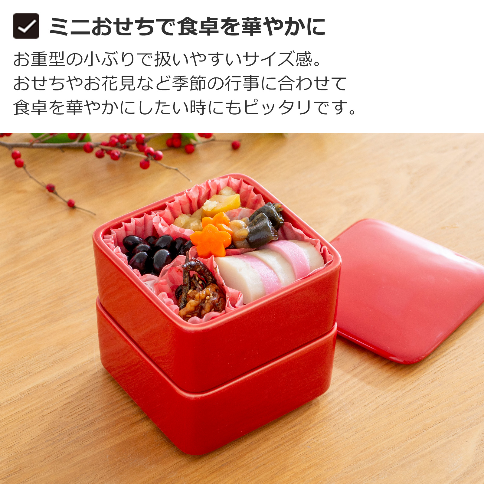 かもしか道具店 しかくいふたものセット 保存容器 冬季限定カラー 電子