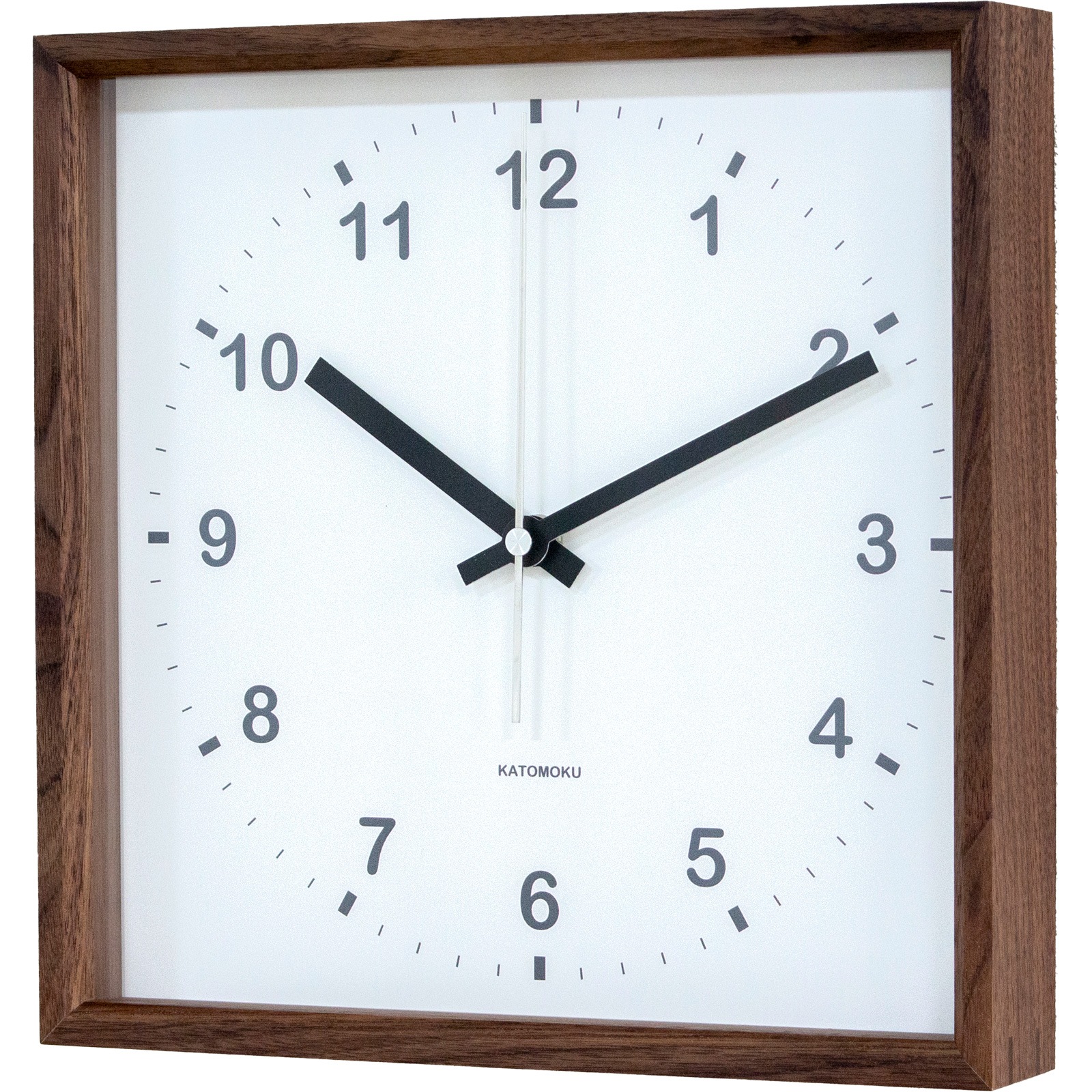 加藤木工 カトモク 掛け時計 KATOMOKU square clock スクエア 四角