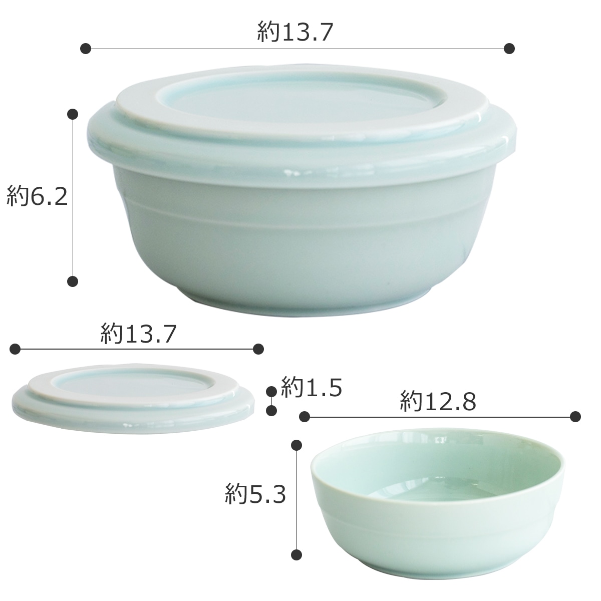 TRIP WARE トリップウェア 保存容器 陶器 蓋付き ボウル ＋ フタ